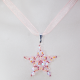 Star - Virgo-Salmon Organza - 2